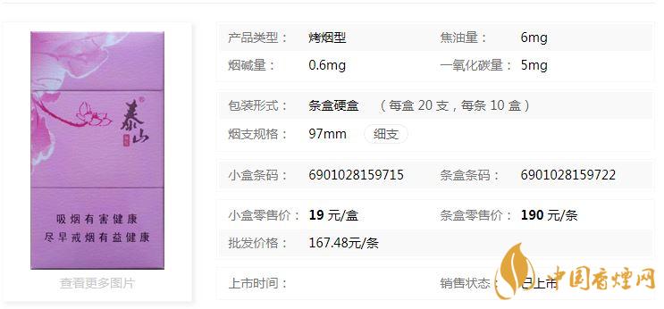 泰山顏悅多少錢(qián)一盒價(jià)格？泰山顏悅香煙價(jià)格大全2020