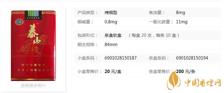 泰山八喜軟紅多少錢？泰山八喜軟紅價(jià)格及參數(shù)一覽2020