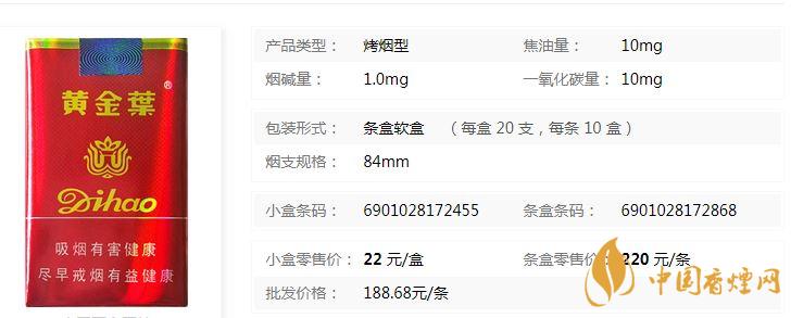 黃金葉一代天驕多少錢一盒？黃金葉一代天驕價格一覽