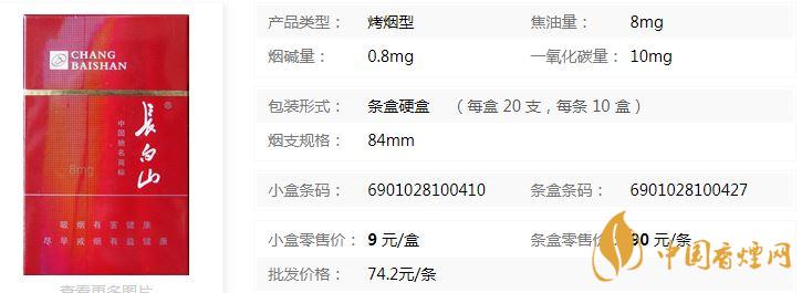 長(zhǎng)白山銀煙多少錢(qián)一盒 長(zhǎng)白山銀香煙零售價(jià)格詳情
